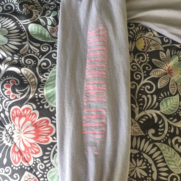 southern girl prep long sleeve tee shirt - Picture 3 of 3